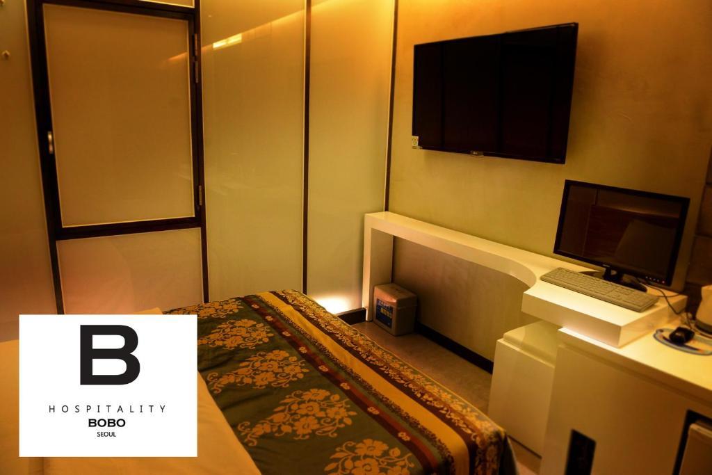 Bobo Hotel Hongdae Seul Oda fotoğraf